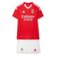 Camisa de Futebol Benfica Equipamento Principal Infantil 2024-25 Manga Curta (+ Calças curtas)